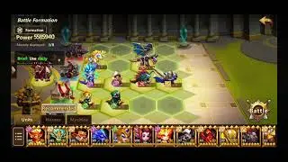 Heroes of might and magic: era of chaos. Dragon invasion formation for low spenders/vip0