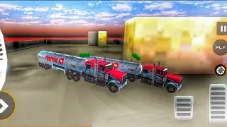 Oil Tanker Flying-Truck🚛 Game🎮 gameplay #1|android gameplay