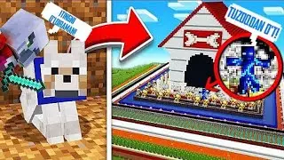 MINECRAFT LEKIN QAROQCHI BILAN HAYVONLARIMIZNI BIR BIRIMIZDAN HIMOYA QILAMIZ!