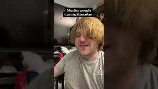 Muslim people during Ramadan