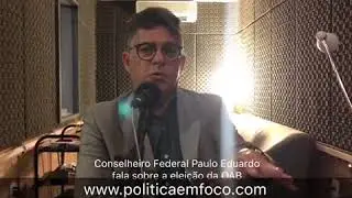 Conselheiro Federal Paulo Eduardo cita nomes para sucess&atilde;o na OAB