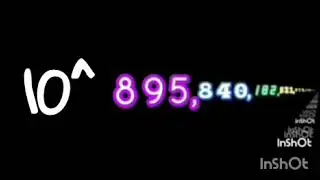 Numbers 0 to 1 Googolplex My Version