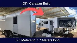 How the Rear Fold Out Bed works - DIY Caravan Build