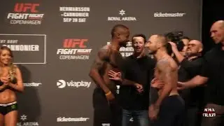 UFC Fight Night Copenhagen: Marc Diakiese vs. Lando Vannata weigh in face off