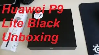 Huawei P9 Lite Black Unboxing - English!