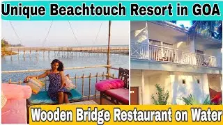 Beachtouch Resort with Wooden Bridge Restaurant in Goa | Mandrem beach , North Goa | @Findingindia