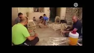 صناعة (اقفاص البلابل من السعف) العراق ديالى