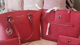 DOONEY & BOURKE Camden Woven Tote Compared to MICHAEL KORS Jet Set Tote