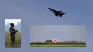 Forward Air Controllers With Tornado & Typhoon Jets at RAF Holbeach Range.