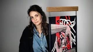 Tiphaine CAILLOUX - Débrouiller, Tapisserie de haute lisse