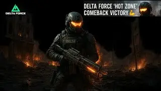 🔥 Ghosted by My Teammate but Still Clutched the Win! | Delta Force Hot Zone Comeback Victory 💪