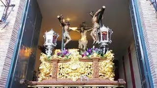 Salida del Cristo del Calvario y Nuestra Señora del Consuelo  Martes Santo 2019 en Puente Genil