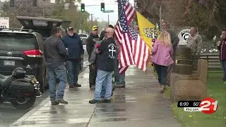 Stay-home order protesters gather in Prineville