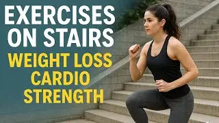 Exercise on Stairs | (Cardio+Weightloss+Strength training)