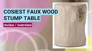 Reviewing the COSIEST Faux Wood Outdoor Side Table: A Stylish and Eco-Friendly Choice!