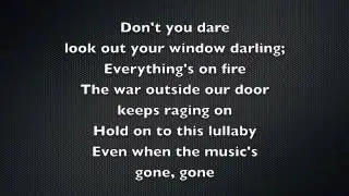 Taylor Swift - Safe and Sound Lyrics
