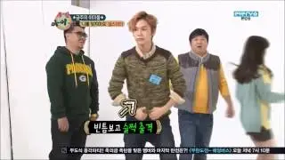 BTOB Ilhoon Imitate Roh Jihoon's Punishment Belt Dance Weekly Idol Cut