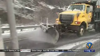 FORECAST: Burst of snow hits Charlotte area; Black ice could threaten motorists as temps drop