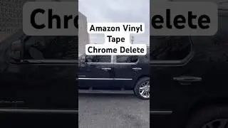 Amazon vinyl tape for car wrap chrome delete#shortsvideo#shorts#carwrap#cadillac