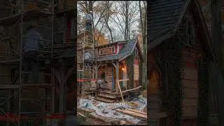 No Mess, Just Progress: Cabin Rebuild Timelapse 🏗️ #beforeandafter #home #ytshorts