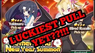 LUCKY PULL??!! New Year Rozalin || DisgaeaRPG GL