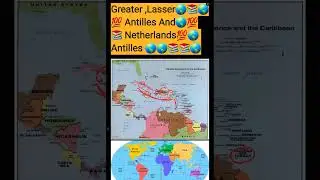 🌎📚💯 #caribbean_island #northamerica #island #worldmap #Mapping #shorts #trending