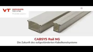 CABSYS Rail NG - GFK Kabelkanal