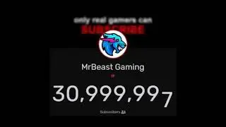 MrBeast Gaming Hit 31 Million Subscribers! #shorts