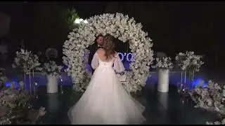Valsul mirilor🥰 primul lor dans în cel mai frumos decor realizat de noi ! 