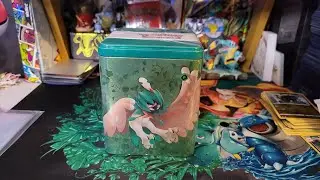 Pokemon Stacking Tin Opening!! Grass Artwork