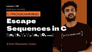 Escape Sequences in C Explained \n, \t, \