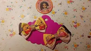 Moño par con liston de 3.8 cm🥰