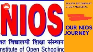 NIOS..Sharing our NIOS Journey !!