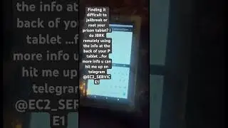 To jailbreak your prison tablet message me directly on telegram #EC2_SERVICE1