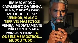 O fotógrafo me ligou dizendo que viu algo muito perturbador nas fotos do casamento, então eu…
