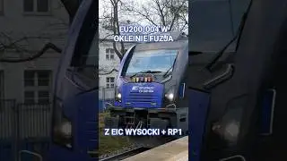 EU200-004 W NOWEJ OKLEINIE FUZJA + RP1 Z EIC WYSOCKI #mikol #pkpic #train #trainspotting