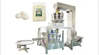 IAPACK automatic garlic pre-made bag filling weighing sealing packing machine from China factory