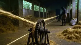 Original Coco Fiber Rope Making For Gardening