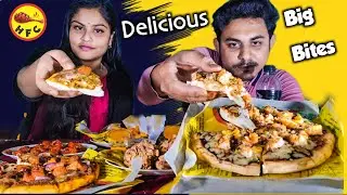 BBQ Chicken Pizza , Korean Fried Chicken, Chicken Wings, Bhuna Chicken Pizza || HFC Bolpur || Review