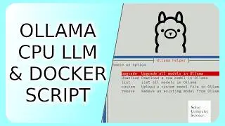 Ollama CPU: Model Manager Script & Inference with a Terminal UI