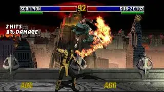 MORTAL KOMBAT TRILOGY REMAKE Beta Scorpion vs Sub-Zero