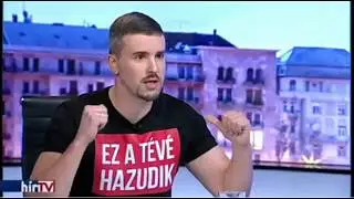 Ez a t&eacute;v&eacute; hazudik! - Jakab P&eacute;ter a H&iacute;r TV vend&eacute;ge