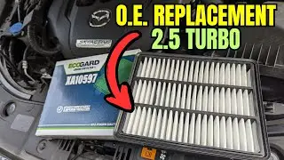 Best Budget Intake Filter for Your Turbo MAZDA?! (ECOGARD Air Filter Review)