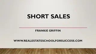 Real Estate Short Sales
