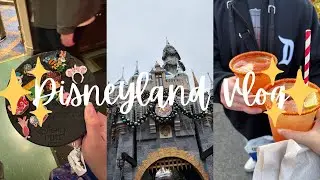 DISNEYLAND VLOG #1 ✨ travel day, whats in my park bag, & pin trading!