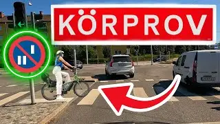 UPPKÖRNING BIL –  [GODKÄNT KÖRPROV] ✅  (Del 19) #uppkörning #körprov 