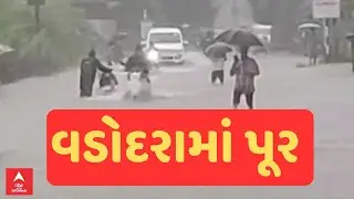 Vadodara Flood | વડોદરામાં ભારે વરસાદ બાદ પૂરની સ્થિતિ | વિશ્વામિત્રી નદીની સપાટીમાં સતત વધારો