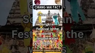 Songkran Festival: World's biggest water fight! 💦 #shorts #Thailand #celebration