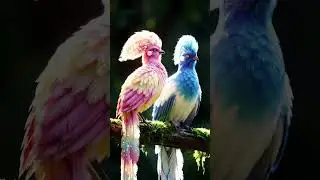 Majestic Fantasy Birds in Stunning Realistic Colors | Ultra-Realistic Bird Art Animation