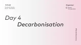LIVE from COP27: Day 4 - Decarbonisation